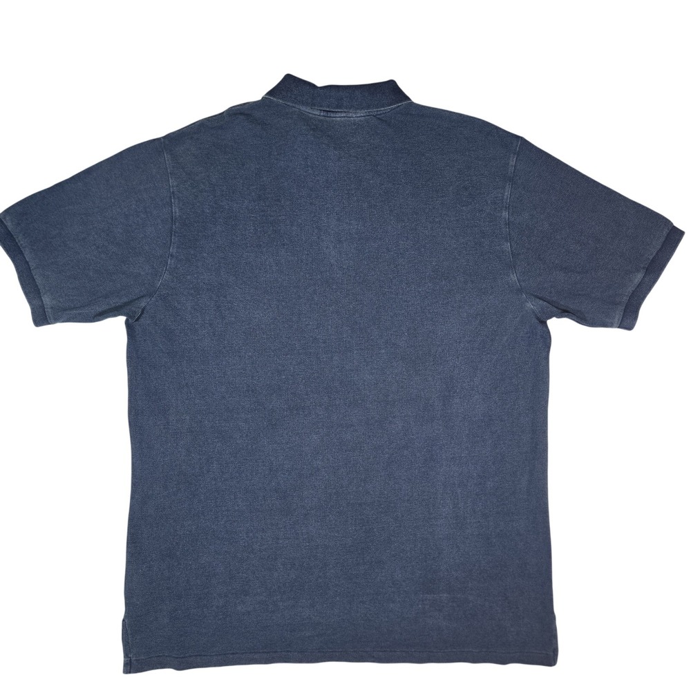 Polo Ralph Lauren Mens 2XLT Indigo Mesh polo Shirt 2XL Big Tall Blue Red Pony - Picture 4 of 7